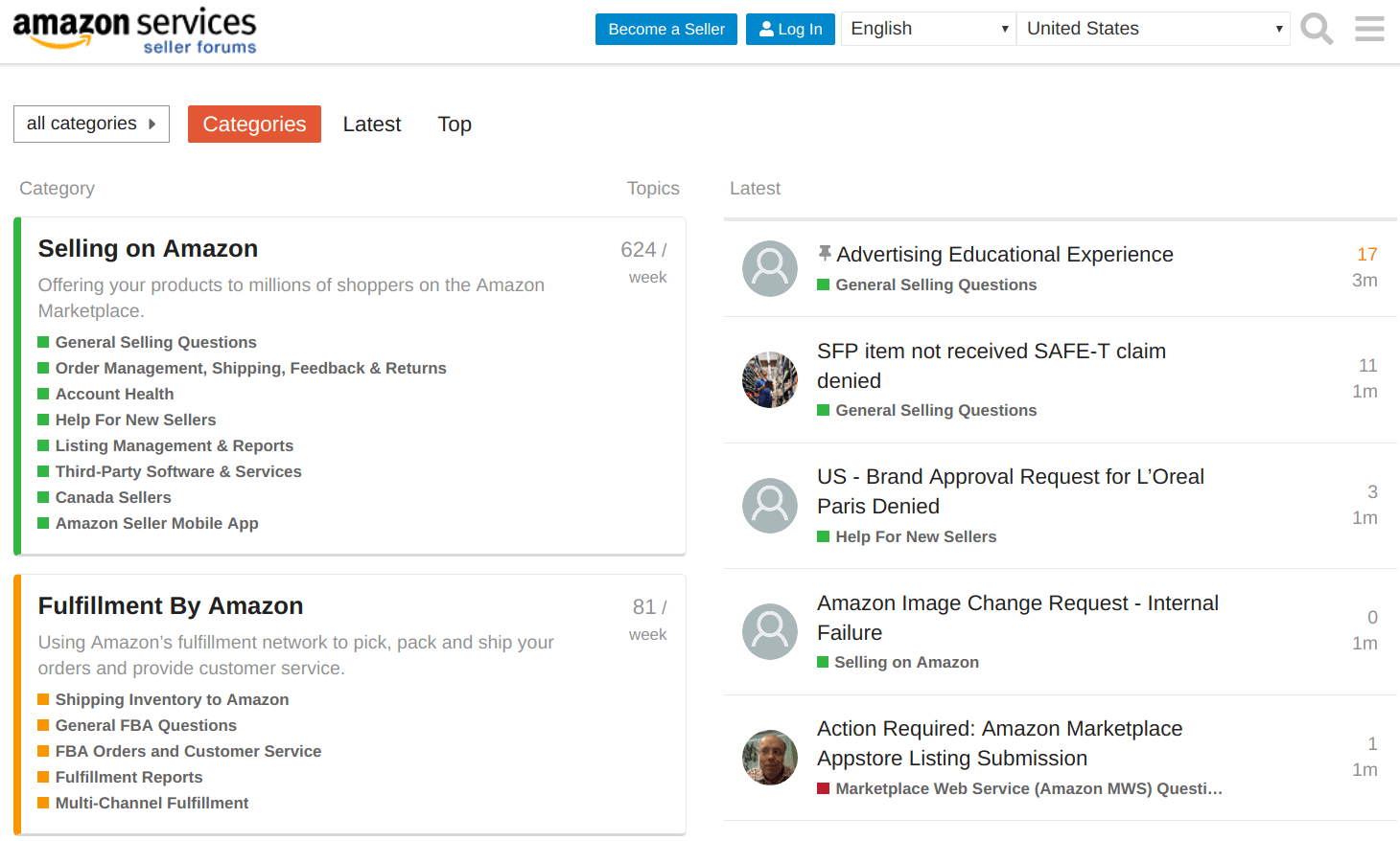 Official Amazon Sellers Forum