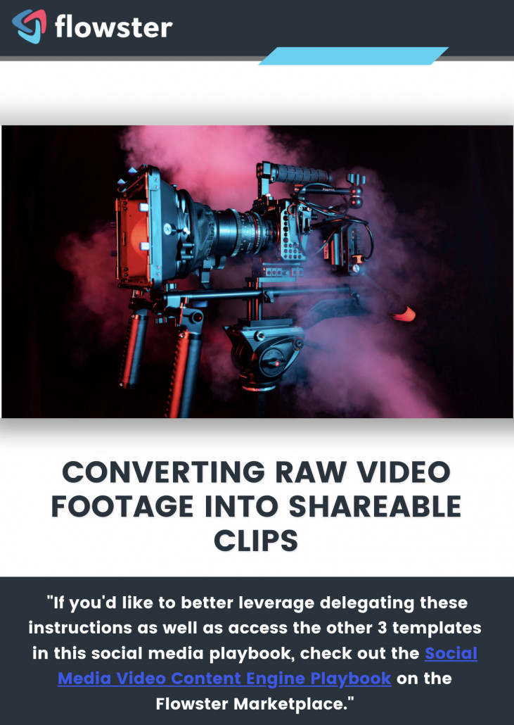 Converting Raw Video Footage into Shareable Clips A4