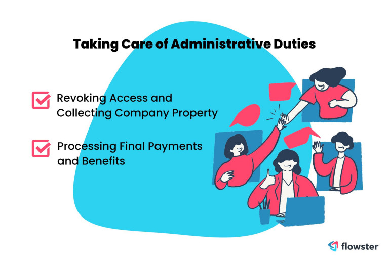 Administrative task to be done during employee offboarding process