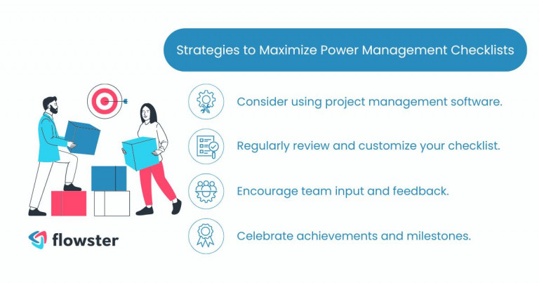 Image to illustrate the strategies to maximize power management checklist.