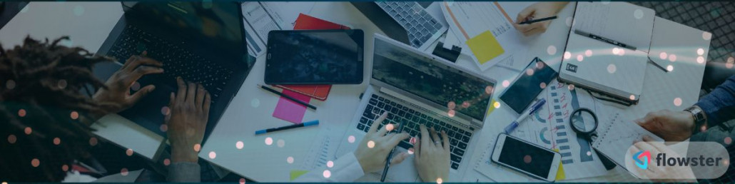 This image suggests a team discovering ways Flowster workflow automation transforming their business.